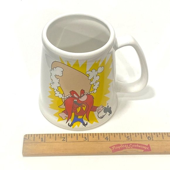 Looney Tunes Coffee Mug Ceramic Large Yosemite Sam Applause Retro 90s - Picture 3 of 8
